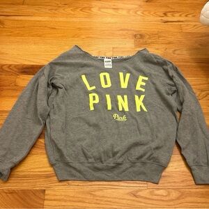 PINK Victoria's Secret Gray Sweater